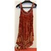 Image 1 : LADIES TIE DYED RED DRESS ONE SIZE