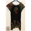 Image 1 : BLACK & MULTI COLOR LADIES ONE SIZE DRESS