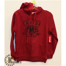 RED TEEN CANADA SWEATER MEDIUM