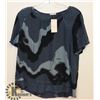 Image 1 : BLUE TIE DYE STYLE SHIRT ONE SIZE