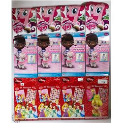 LOT OF 12 NEW VALENTINES FUN PACKS
