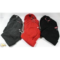 LOT OF 18 NEW ASSORTED TOQUES!