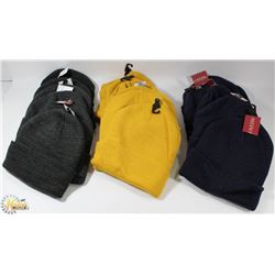 LOT OF 18 NEW ASSORTED TOQUES!