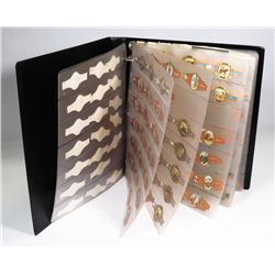 BINDER OF ASSORTED CIGAR BANDS