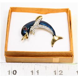 VINTAGE DOLPHIN ESTATE BROACH
