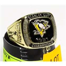 PITTSBURG PENGUINS STANLEY CUP RING REPLICA