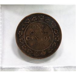 1917 CANADIAN LARGE PENNY.