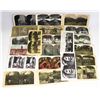 Image 1 : LOT OF 20 VINTAGE STEREOSCOPE CARDS.