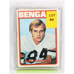 1972 TOPPS NFL FOOTBALL CARD LOT.
