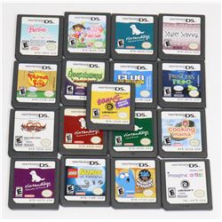 BAG OF 17 NINTENDO DS GAMES (NO CASES). INCLUDING: