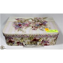LARGE JEWELLERY BOX WITH JEWELLERY AND MORE
