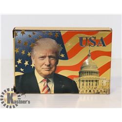 NEW DONALD TRUMP GOLD FOIL PLAYING CARDS