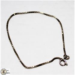 .925 SILVER 7.5 INCH BOX-LINK BRACELET -