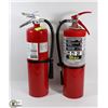 Image 1 : LOT OF 2 X 10LBS CHARGED FIRE EXTINGUISHERS