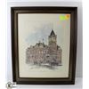 Image 1 : FRAMED LIMITED EDITION PRINT CITY HALL, CALGARY