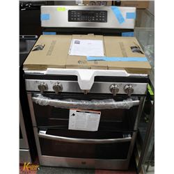 GE GAS RANGE DOUBLE OVEN SELF CLEANING STOVE