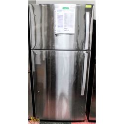 GE STAINLESS TOP FREEZER FRIDGE 29.5"X29.5"X66.5".