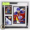 Image 1 : FRAMED LEON DRAISAITL AUTOGRAPHED DISPLAY.
