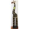 Image 1 : WOOD SAFARI GIRAFFE - 39 INCHES TALL -