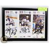 Image 1 : COLLECTION OF 3 SIGNED & FRAMED  EDMONTON OILERS