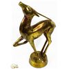 Image 1 : BRASS GAZELLE FIGURE.