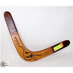 GENUINE AUSTRALIAN BOOMERANG, WOOD