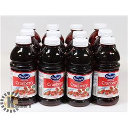 CASE WITH 12 739ML BOTTLES OCEAN SPRAY ORIGINAL