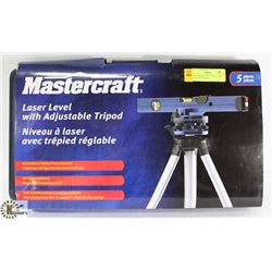 MASTERCRAFT 5PC LASER LEVEL WITH ADJUSTABLE