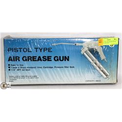 PISTOL TYPE AIR GREASE GUN W/ 1/4" NPT AIR INLET.
