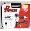 Image 1 : PIONEER 18 GAUGE STAPLER WITH STORAGE CASE.
