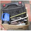 Image 1 : 2 BOXES OF ASSORTED TOOLS AND LIGHTS