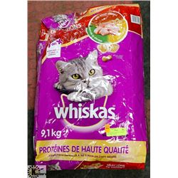 9.1KG BAG OF WHISKAS CHICKEN, VEGETABLE, GRAIN