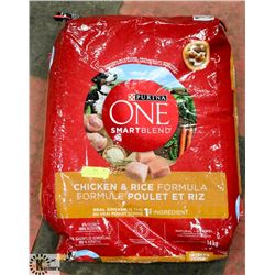14KG BAG OF PURINA ONE CHICKEN & RICE DOG FOOD