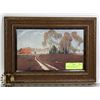 Image 1 : FRAMED OTTO MODESOHN AN AUTUMN DAY ORIGINAL