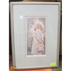 POULIN "UN PEU TIMIDE' SIGNED AND LIMITED NUMBERED