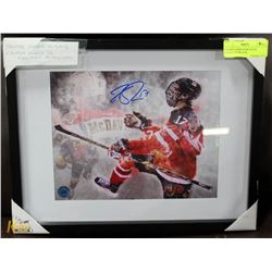 FRAMED CONNOR MCDAVID CANADA WORLD JR.