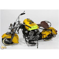 ANTIQUE HARLEY REPLICA WITH PLAQUE