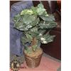 Image 1 : ARTIFICIAL PLANT - LARGE LEAFS IN WOVEN