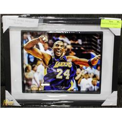 FRAMED KOBE BRYANT PHOTO.