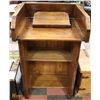 Image 1 : SOLID WOOD LECTERN/PODIUM WITH BOOK
