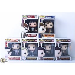 LOT OF 6 ASSORTED FUNKO POP VINYL FIGURES.