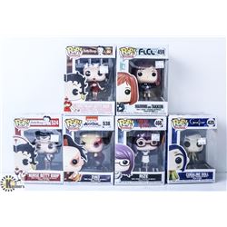 LOT OF 6 ASSORTED FUNKO POP VINYL FIGURES.
