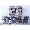 Image 1 : LOT OF 6 ASSORTED FUNKO POP VINYL FIGURES.