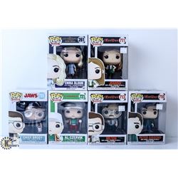 LOT OF 6 ASSORTED FUNKO POP VINYL FIGURES.