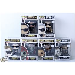 LOT OF 6 ASSORTED FUNKO POP VINYL FIGURES.