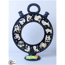 SYMBOLS OF THE ZODIAC DECANTER FROM ITALY