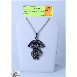 SONS OF ANARCHY PENDANT & CHAIN