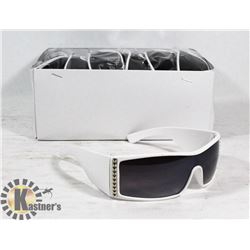 BOX OF WHITE DESIGNER SUNGLASSES