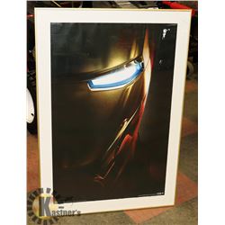 IRON MAN POSTER IN FRAME