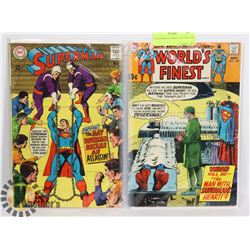 2 SUPERMAN COMICS #205 AND #189